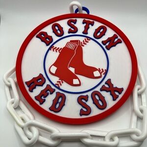 Boston Red Sox fan chain necklace